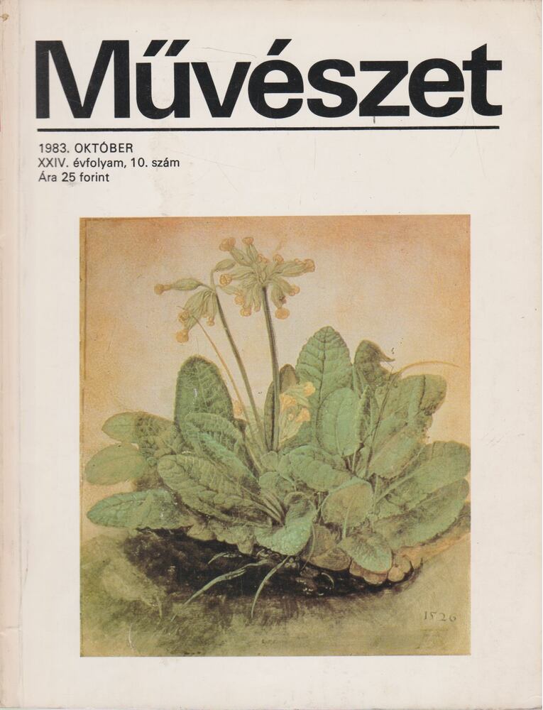 RIDEG GÁBOR - Művészet 1983. október [antikvár]