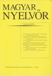 Magyar Nyelvőr 128. évfolyam 2004. január- március 1. szám [antikvár]