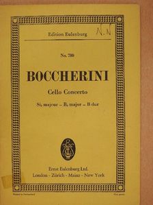 Luigi Boccherini - Concerto Bb major [antikvár]