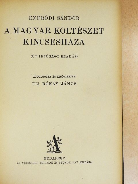 Ábrányi Emil - A magyar költészet kincsesháza [antikvár]