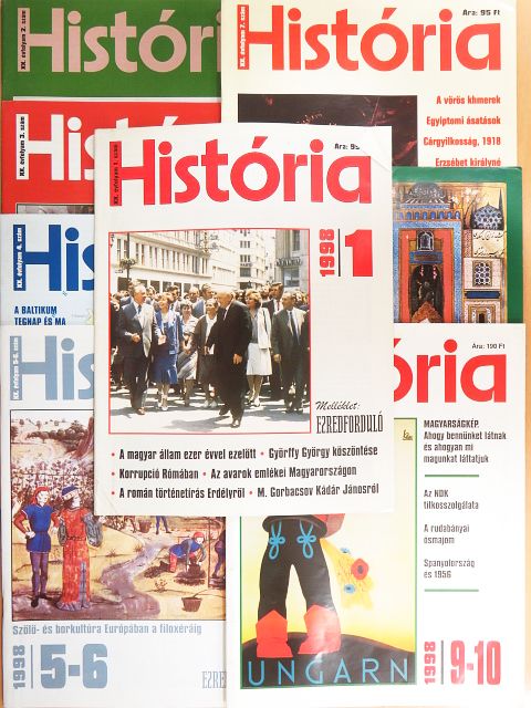 História 1998/1-10.  [antikvár]