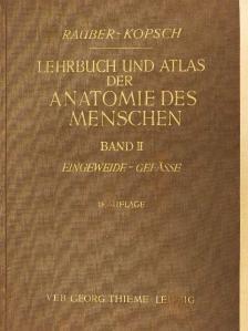 Dr. Fr. Kopsch - Lehrbuch und Atlas der Anatomie des Menschen II. [antikvár]