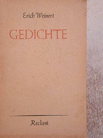 Erich Weinert - Gedichte [antikvár]