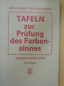Tafeln zur Prüfung des Farbensinnes [antikvár]