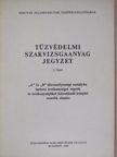 Tűzvédelmi szakvizsgaanyag jegyzet 5. füzet [antikvár]