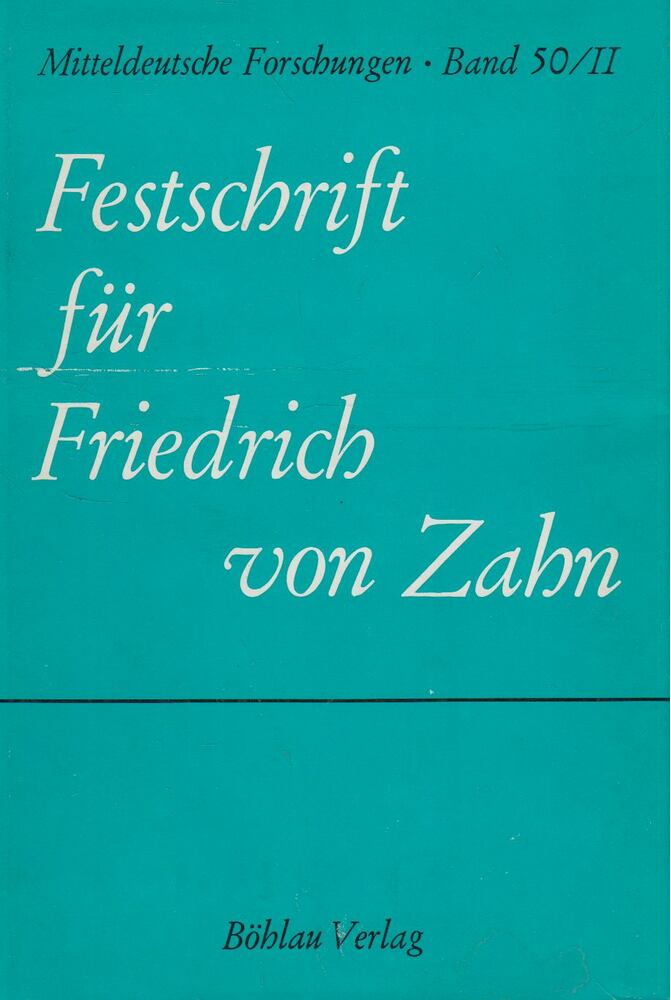Reinhold Olesch, Ludwig E. Schmitt - Festschrift für Friedrich von Zahn Band II [antikvár]