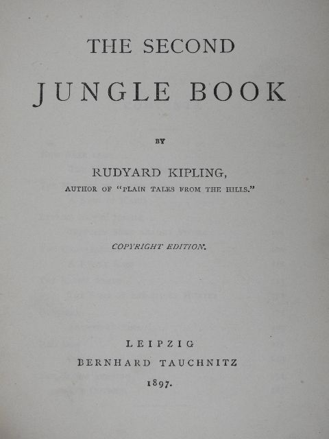 Rudyard Kipling - The Second Jungle Book [antikvár]
