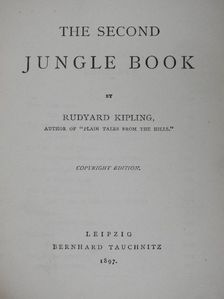 Rudyard Kipling - The Second Jungle Book [antikvár]
