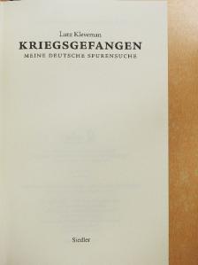Lutz Kleveman - Kriegsgefangen [antikvár]