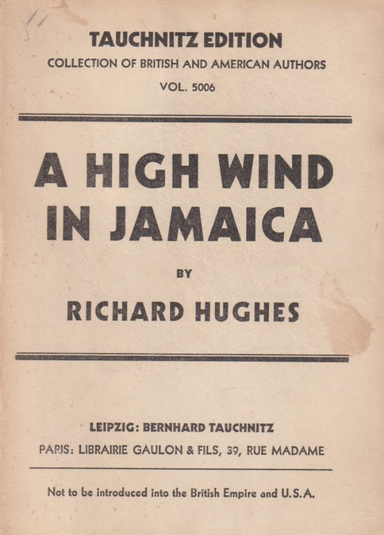Hughes, Richard - A High Wind in Jamaica [antikvár]