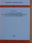 Keszthelyi Csaba - Az autonómia kérdése az olasz szakszervezeti egységért folytatott küzdelemben [antikvár]