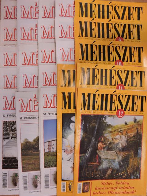 Bertalan Imre - Méhészet 1996., 2002., 2004., 2005., 2007. (vegyes számok) (25 db) [antikvár]