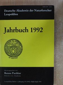 Benno Parthier - Deutsche Akademie der Naturforscher Leopoldina Jahrbuch 1992 [antikvár]