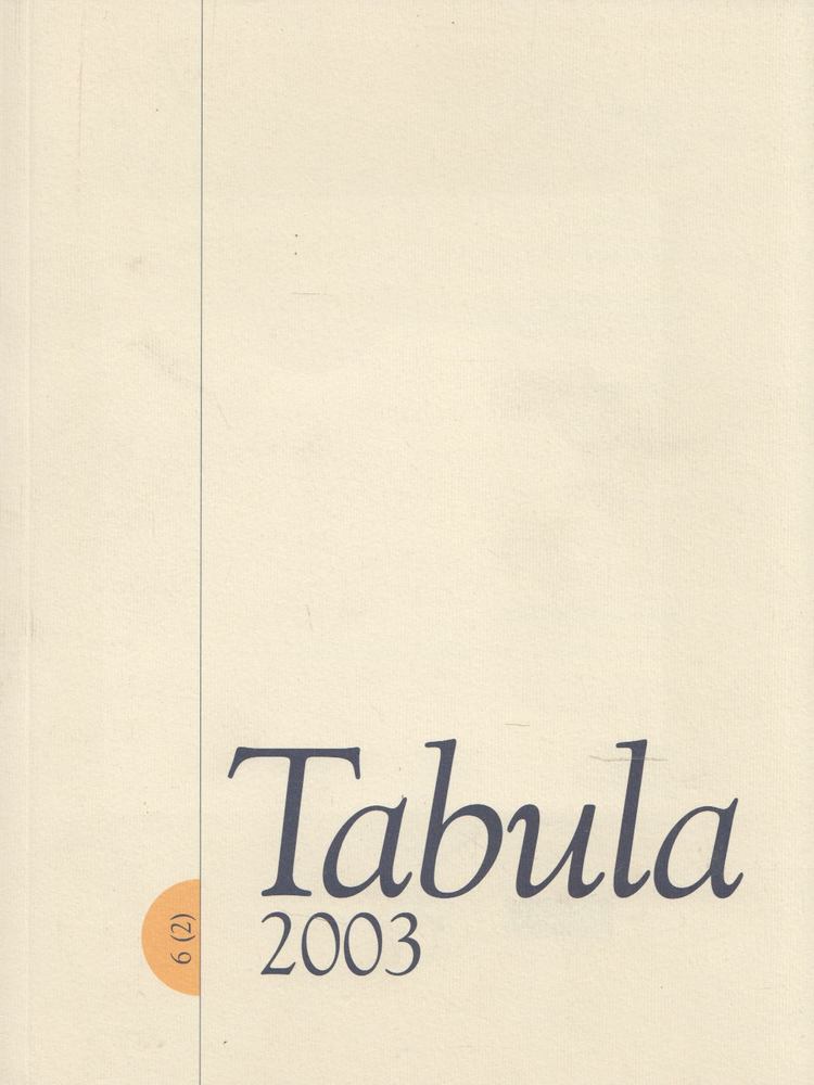 FEJŐS ZOLTÁN - Tabula 2003 6 (2) [antikvár]