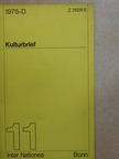 Dr. Peter Glotz - Kulturbrief November 1975 [antikvár]
