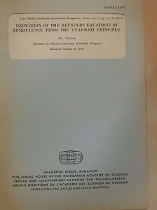 Gyula Vincze - Deduction of the Reynolds Equations of Turbulence from the Gyarmati Principle [antikvár]