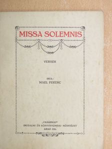 Mael Ferenc - Missa solemnis [antikvár]