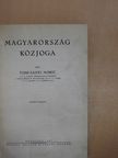 Tomcsányi Móric - Magyarország közjoga [antikvár]