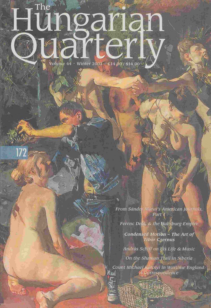 Vajda Miklós (szerk.) - The Hungarian Quarterly Volume 44. Winter 2003 [antikvár]