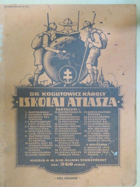 Dr. Kogutowicz Károly iskolai atlasza [antikvár]