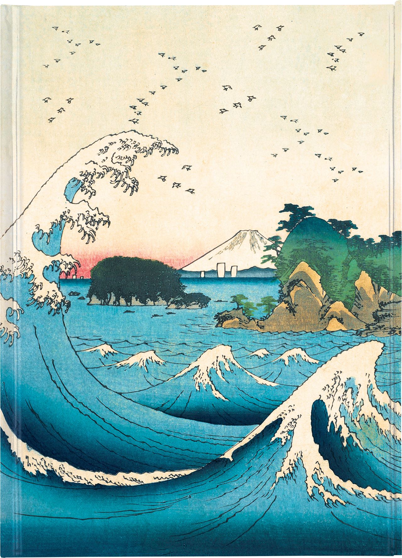 Flame Tree A5 notesz vonalas Hiroshige: the Seven-Mile Beach