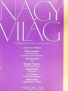 E. M. Cioran - Nagyvilág 1995. szeptember-október [antikvár]
