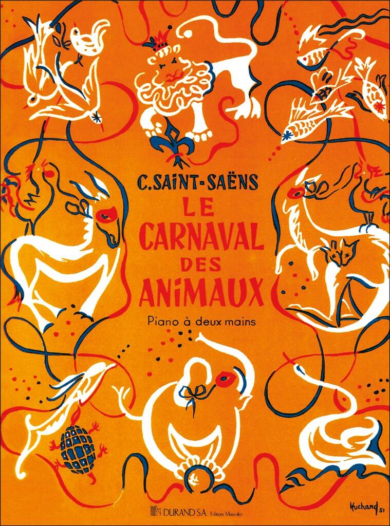 SAINT -SAENS - LE CARNAVAL DES ANIMAUX PIANO A DEUX MAINS