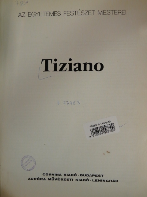 Tatjána Znamerovszkája - Tiziano [antikvár]