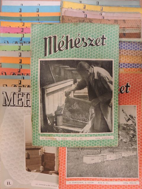 Halmágyi Levente - Méhészet 1956-1958., 1966., 1968-1969., 1978-1979., 1983-1985. (vegyes számok) (47 db) [antikvár]