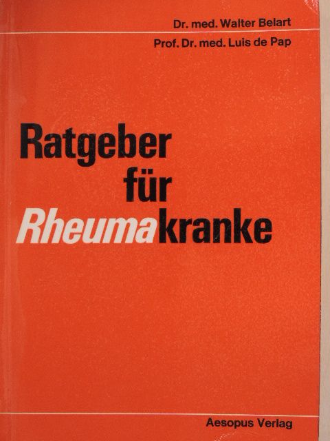 Dr. Luis de Pap - Ratgeber für Rheumakranke [antikvár]