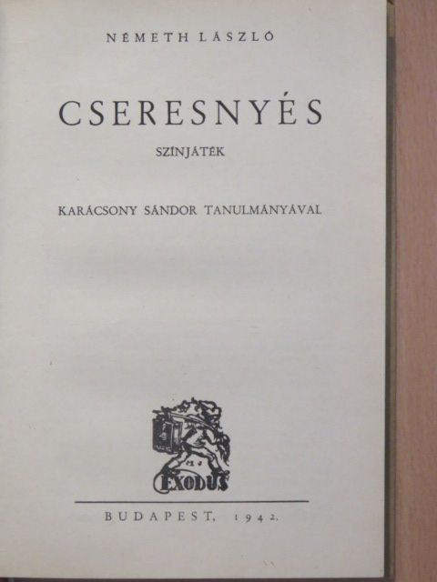 Németh László - Cseresnyés [antikvár]