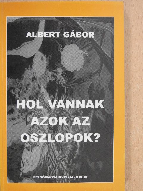 Albert Gábor - Hol vannak azok az oszlopok? (dedikált példány) [antikvár]