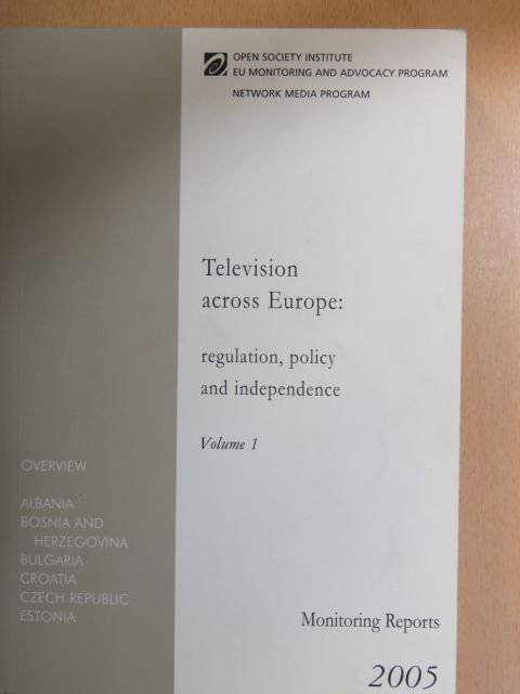 Marius Dragomir - Television across Europe 1 [antikvár]