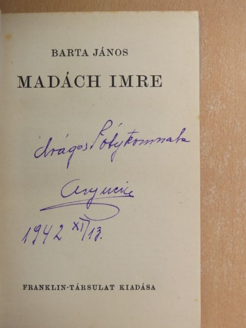 Barta János - Madách Imre [antikvár]