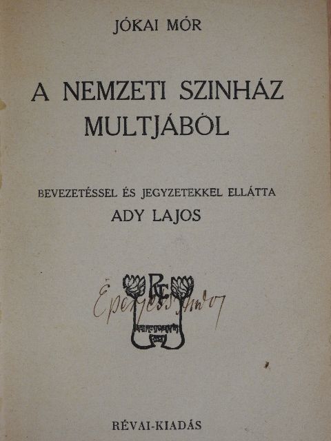 Jókai Mór - A Nemzeti Szinház multjából/1848/Babszemek [antikvár]