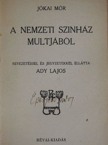 Jókai Mór - A Nemzeti Szinház multjából/1848/Babszemek [antikvár]