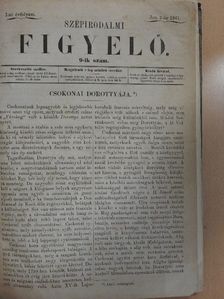Medgyes Lajos - Szépirodalmi figyelő 1861. (nem teljes évfolyam) [antikvár]