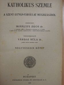 Bánfi F. Ferenc - Katholikus Szemle 1926. január-december [antikvár]