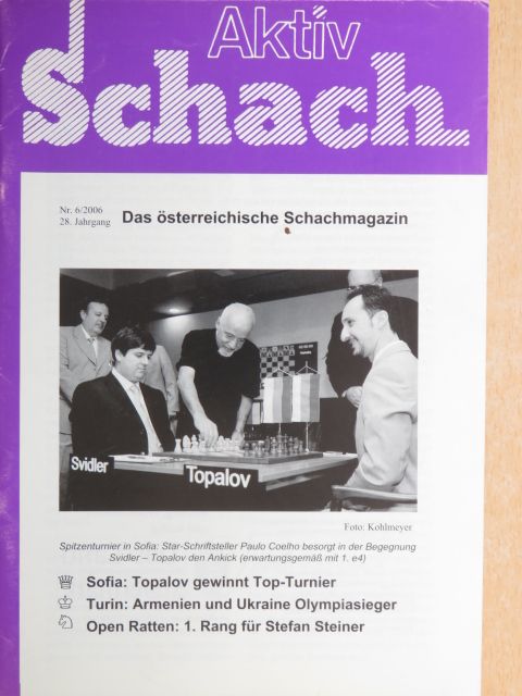 Schach-Aktiv 6/2006 [antikvár]