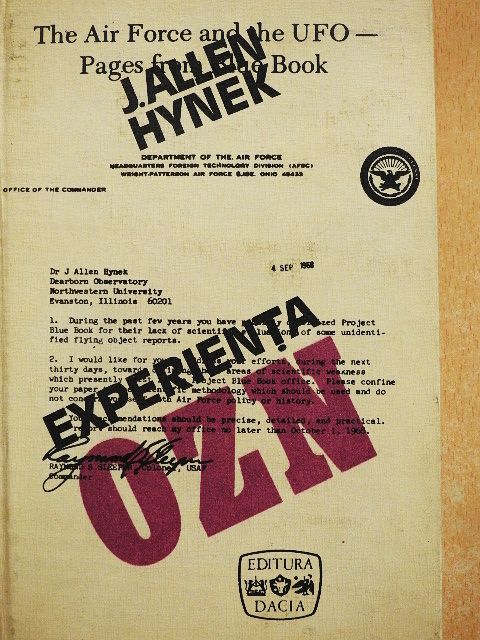 J. Allen Hynek - Experienta OZN [antikvár]