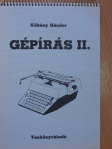 Dr. Lábdy Lajos - Gépírás II. [antikvár]