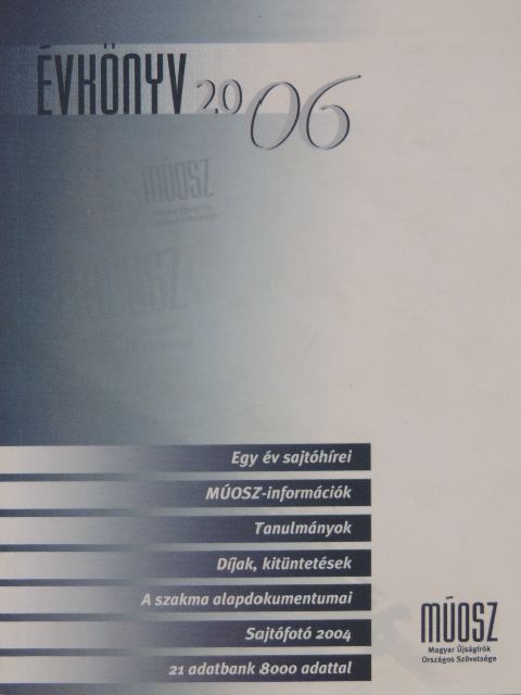 Acsay Judit - MÚOSZ évkönyv 2006 [antikvár]