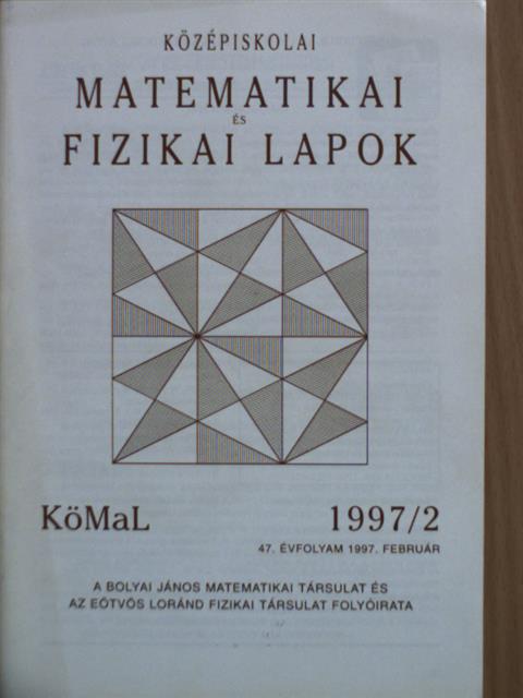 Rábai Imre - Középiskolai matematikai és fizikai lapok 1997. február [antikvár]