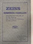 Gewinde-Tabellen [antikvár]