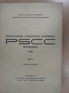 A. Brameller - PSCC - Power Systems Computation Conference Proceedings 1966 Part 2. [antikvár]