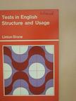 Linton Stone - Tests in English Structure and Usage [antikvár]