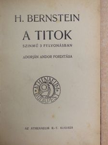 H. Bernstein - A titok [antikvár]