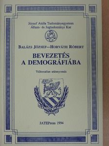 Balázs József - Bevezetés a demográfiába [antikvár]