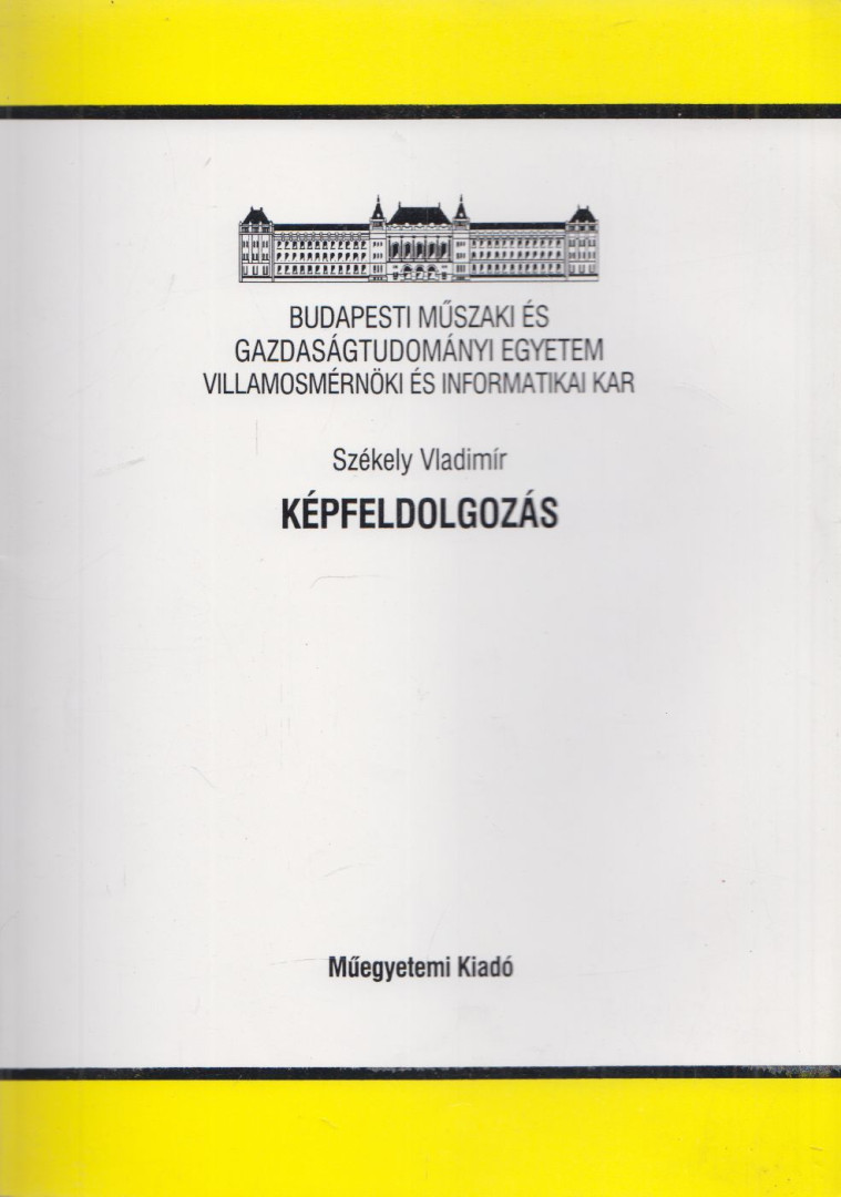 SZÉKELY VLADIMÍR - Képfeldolgozás [antikvár]
