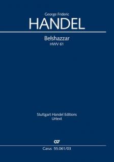 Händel - BELSHAZZAR HWV 61 KLAVIERAUSZUG